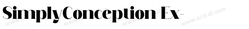 SimplyConception Ex字体转换